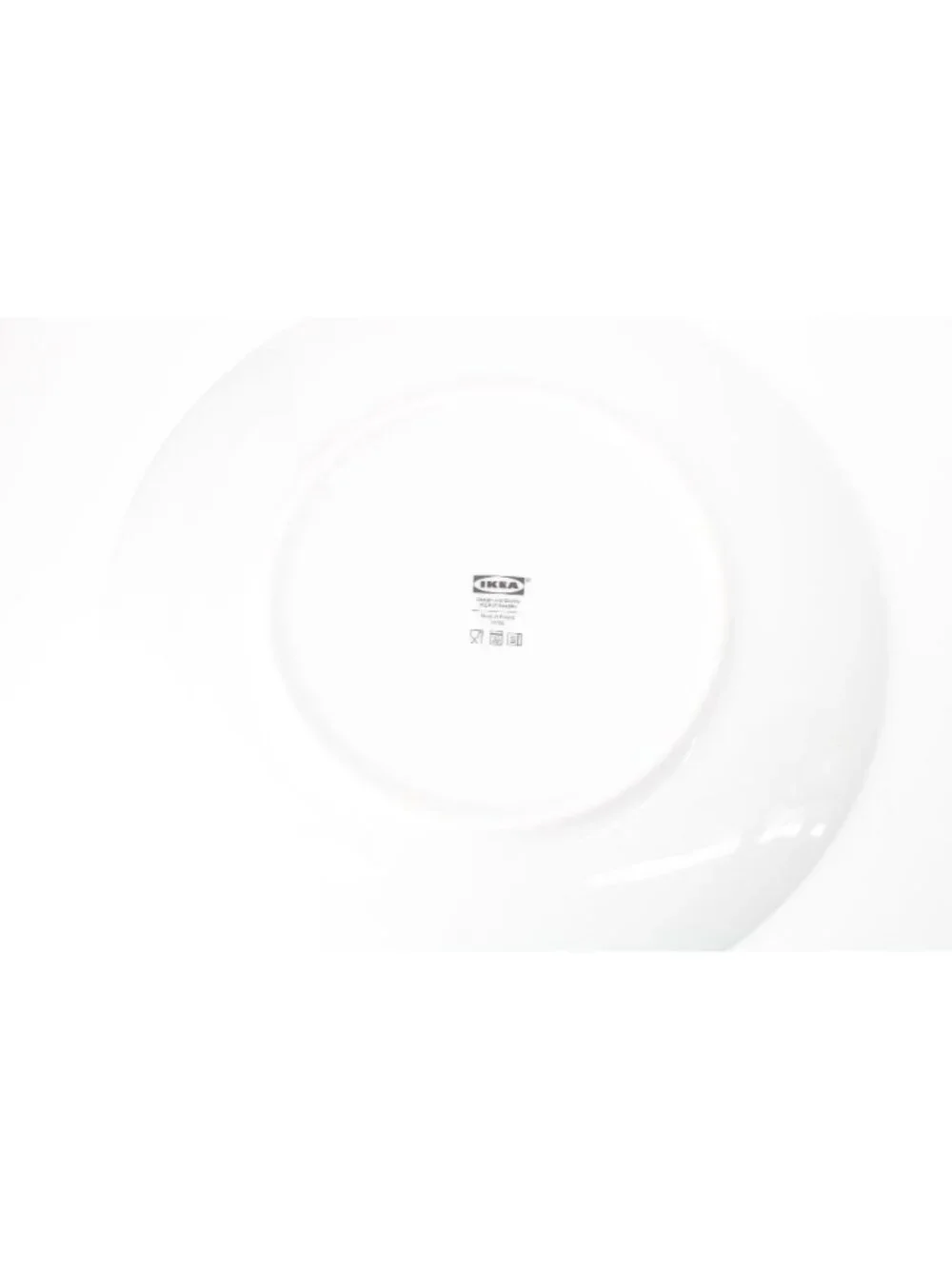 Ikea Black White Stars Dots Limited Edition Dinner Plate 23102 94454